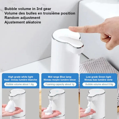 Distributeur Automatique de Mousse Regina 300ml - Machine Intelligente Infrarouge, Pompe de Désinfectant pour les Mains, Design Élégant