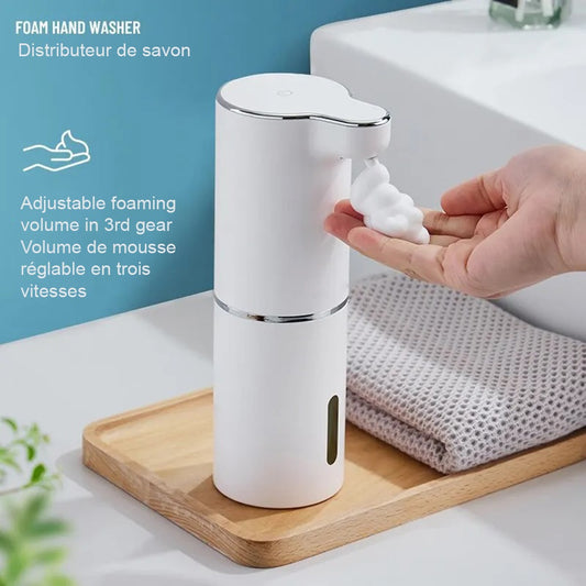 Distributeur Automatique de Mousse Regina 300ml - Machine Intelligente Infrarouge, Pompe de Désinfectant pour les Mains, Design Élégant